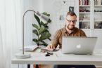Man Sitting at Desk ... (Click to enlarge)