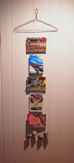 Altered Postcard 18 Wall Hanging 2018cz ... (Click to enlarge)