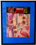 Eco Art Pink on Pink Collage by LFIRE 2020 framedcz ... (Click to enlarge)
