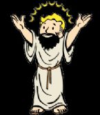 Jesus fallout christian lifegiver black background  ... (Click to enlarge)