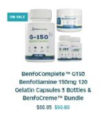 BenfoComplete G150 Benfotiamine 150 mg Capsules ... (Click to enlarge)
