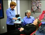 smiles by lyles dentist checkup room