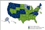 Cancer Mortality Rates Leading Cause Death USA Per Sate by CDC
