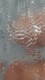 Slime on my counter after I sprayed with cleaner - 2019 10 4 23 15 56 ... (Click to enlarge)