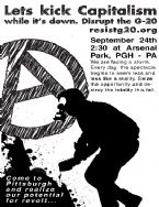 G20 poster lets kicka capitalism while its down copy 0 ... (Click to enlarge)