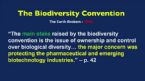 Earth Brokers The Biodiversity Convention ... (Click to enlarge)