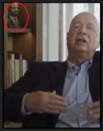 Klaus Schwab with Lenin Bust ... (Click to enlarge)