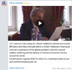 U S German Trial Lawyer Dr Reiner Fuellmich indictes and names Bill Ga ... (Click to enlarge)