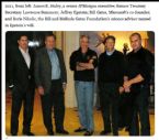 2011 left James E Staleyx Larry Summersx Jeffrey Epsteinx Bill Gatesx  ... (Click to enlarge)