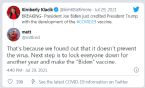 JOE BIDEN JUST CREDITED COVID VACCINES TO TRUMP 0 ... (Click to enlarge)