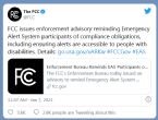EMERGENCY BROADCAST SYSTEM TWEET ... (Click to enlarge)