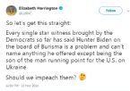 ELIZABETH HARRINGTON TWEET ... (Click to enlarge)
