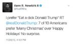Vann R Newkirk II 11 28 8 12 Eat a dick Donald Trump ... (Click to enlarge)
