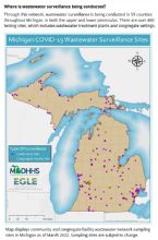 MICHIGAN GOV WASTEWATER TESTING AT 400 SITES IN 59 COUNTIES a ... (Click to enlarge)