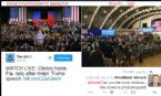 Media Caught Lying HILLARY CROWD SIZE THE HILL PHOTOSHOPPED IMAGE