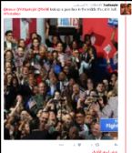 Media Caught Lying HILLARY CROWD SIZE THE HILL PHOTOSHOPPED IMAGE FACE