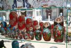 Matruskas Nesting Dolls on Arbat, Moscow, Russia, 2005 ... (Click to enlarge)